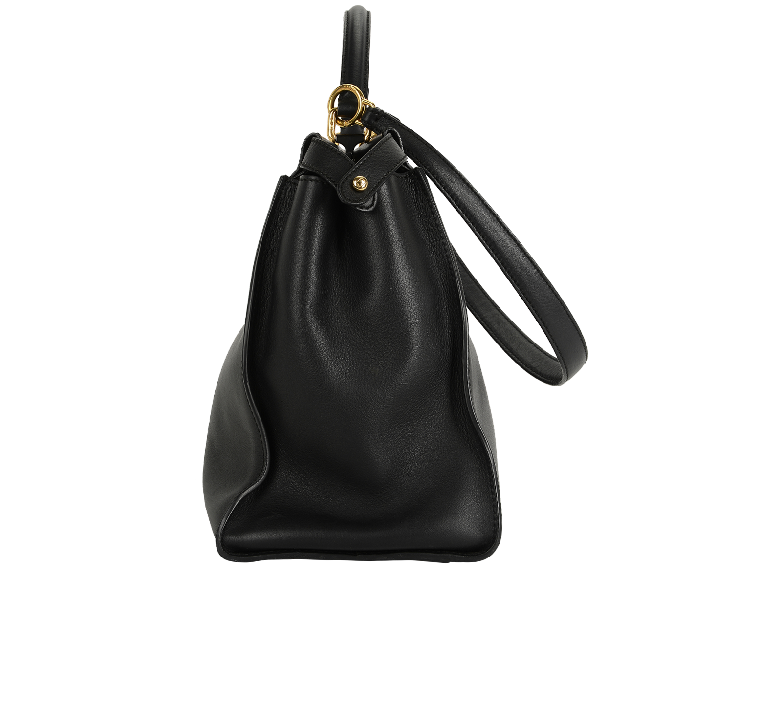 Large Peekaboo, &pound;1,200, Handbags, Black, Leather, Bottom view
